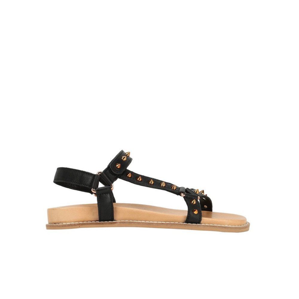 Carvela 'Kilter' Black Studded Leather Sandals - Picture 2 of 16